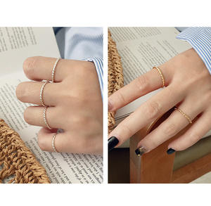 925 anel de prata esterlina, anéis de casamento originais 18k, ouro branco, noivado, promessa - Product Image 6