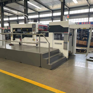 Phẳng nhăn và chết máy cắt carton sóng Máy cắt/hộp bánh pizza Máy làm - Product Image 1