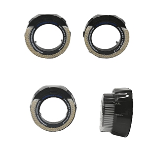 IDISON F8 Noir 2,5 pouces 12V Lentille de projecteur LED avec masque <span class=keywords><strong>d</strong></span>écoratif Angel Eye Halo pour accessoires de phares de voiture - Product Image 1