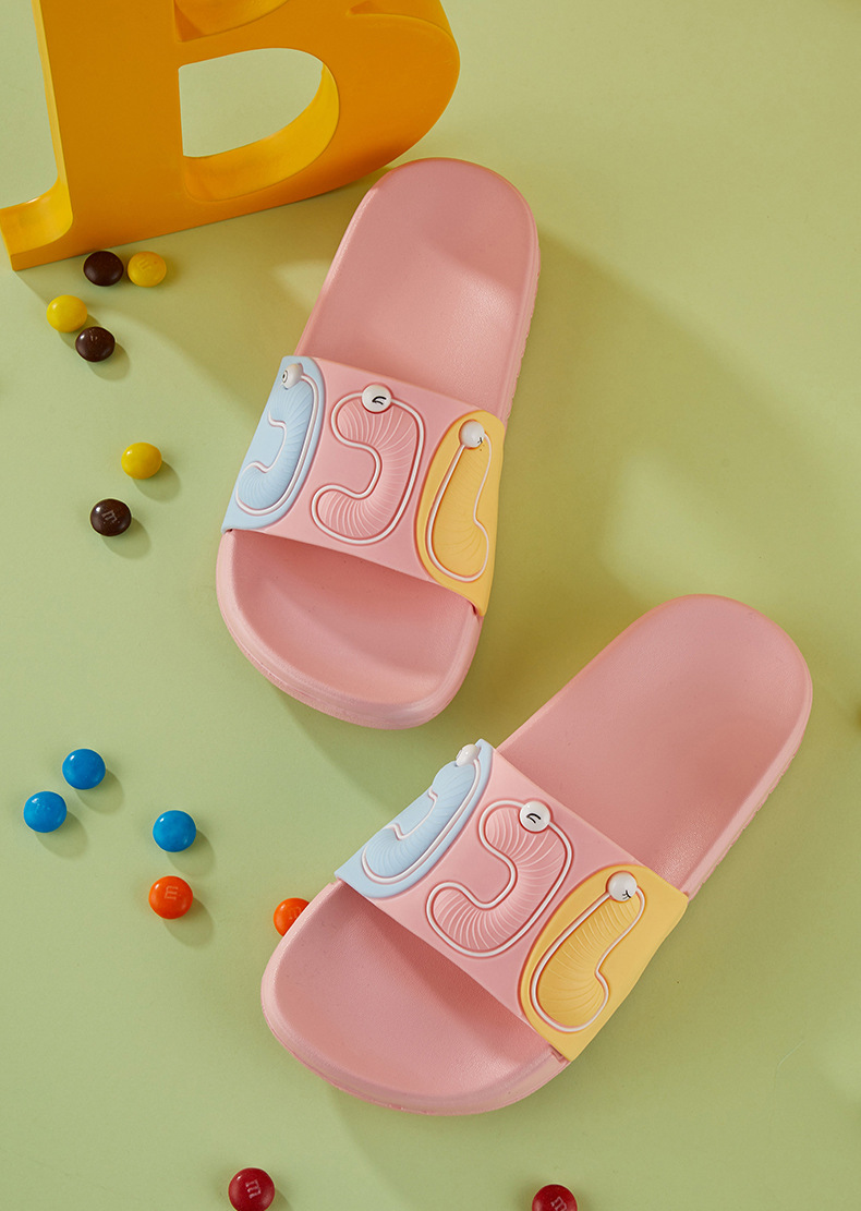 EVA Cartoon Slippers Non-slip Children's Towing Boys and Girls Baby Slides Shoes