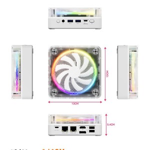 Mini <span class=keywords><strong>PC</strong></span> HD GenMachine avec processeur AMD Ryzen 9 7940HS 16 cœurs et 24 threads, DDR5 16/32, disque dur SSD 512 Go, Windows 11, Wifi6 pour jeux <span class=keywords><strong>PC</strong></span> - Product Image 2