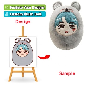 Üretici isteğe özel peluş oyuncak 20cm peluş bebek doldurulmuş hayvan peluş bebek