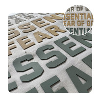 Étiquettes thermocollantes personnalisées en silicone pour vêtements, sacs, vêtements de sport, impression de logo par transfert thermique, plastisol, 3D en relief