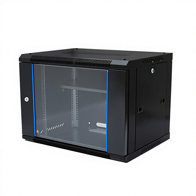 Spwell 24U IT Network Cabinet Server Rack with 2 Fans 6-Way PDU Modular Floor Switching Chassis SP-803 SPCC Steel in Stock