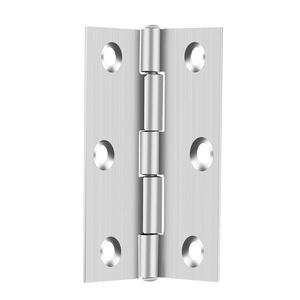 Bisagra para muebles de acero inoxidable 304, 2 mm de grosor, 4 orificios, montaje en superficie, diseño minimalista antirust para puerta de armario - Product Image 5