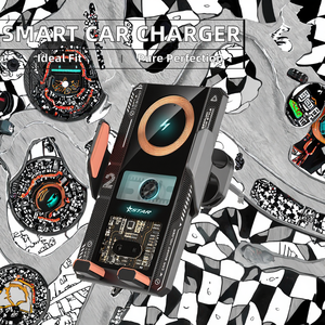 15W Cargador inalámbrico Soporte para automóvil Smart <span class=keywords><strong>BMW</strong></span> Metal Soporte para teléfono móvil Soporte para teléfono para automóvil - Product Image 2