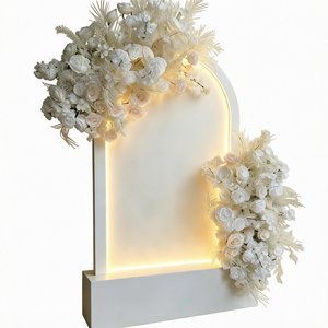 Arco de Bienvenida Personalizado de PVC con Luces LED, Soporte para Entrada de Boda, Decoración para Eventos Islámicos Musulmanes - Product Image 1