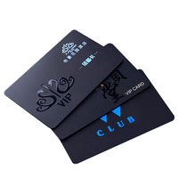Individuell Bedruckte Schwarze PVC-Folien Laminierte UV-Geprägte Holographische Folien-Plastik NFC-Etiketten Mitglieds-Visitenkarten