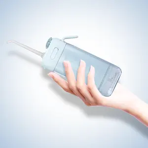 جهاز مبلد جديد قابل للطي لتبيض الأسنان بخاخ مائي صغير محمول لتنظيف الأسنان بالدواسة