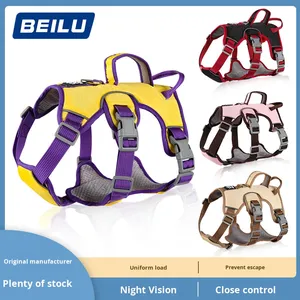 छोटे और मध्यम आकार के कुत्तों के लिए लक्जरी पुष्प चिंतनशील छाती का दोहन बटन बंद करना विरोधी कुत्ता लीश सुरुचिपूर्ण बनियान शैली - Product Image 2