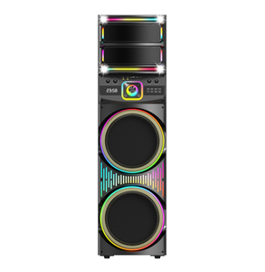 ลำโพงคาราโอเกะพกพา เบสทรงพลัง 1000 วัตต์ พร้อมช่องเสียบ USB ไมโครโฟน 2 ตัว ไฟ LED RGB ล้อเลื่อน สำหรับงานปาร์ตี้ ดีเจ - Product Image 5