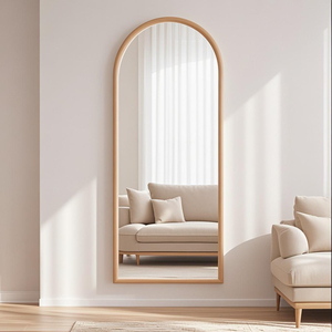 Wholesale Whole Body Long Huge Wall Mounted Dressing Floor Standing Full Size Wooden Wood Frame Wall Full Length Mirror For Room