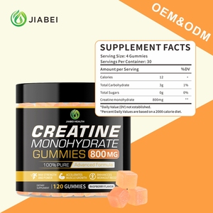 Créatine monohydrate en gummies, compléments en marque privée, soutient la croissance musculaire et l'énergie, adultes, fitness, certifié GMP/HACCP - Product Image 5