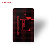 Carte noire personnalisable imprimable NFC UV de haute qualité, carte IC 213/215/216, réinscriptible, noire mate, carte RFID intelligente vierge