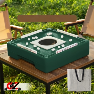 CZFIT Portable Mahjong Machine for Outdoor Camping,<b>mini</b> Mahjong Table Without Washing Cards,dormitory Home,travel,nowash Mahjong - Product Image 3