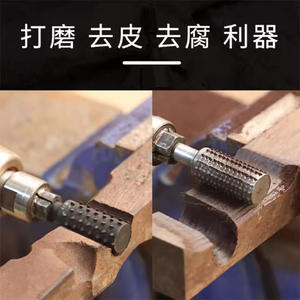 หัวเจียรเหล็กกล้ารูปทรงไม่ปกติสำหรับงานแกะสลักไม้ แกะสลักรากไม้ ขัดไม้ และเจาะรู สำหรับผู้ผลิตข้ามพรมแดน - Product Image 3