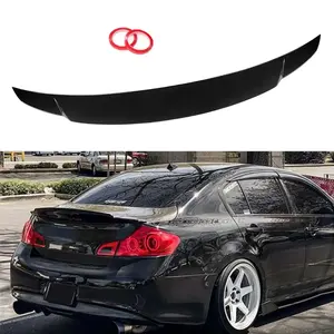 Alerón Trasero Negro Brillante para Infiniti G35 G25 G37 Q40 Sedán de 4 Puertas 2007-2015 - Product Image 1