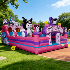 Toboggan gonflable d'extérieur commercial en PVC durable pour l'escalade, idéal pour les parcs d'attractions et les aires de jeux pour enfants - Product Image 4