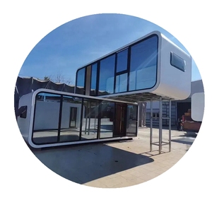 Hotel <strong>Camp</strong> <strong>Unit</strong> Prefabricated Houses 30 Smq Scandinavian Style Organise-homes Self Build Insulated Pv Garden Rooms - Product Image 1