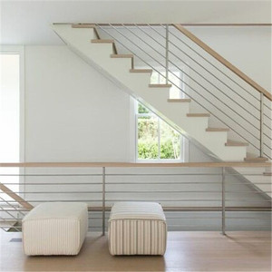 Rampe en acier inoxydable haute performance à traversée continue pour balcon de bâtiment de grande hauteur, conception résistante à la <span class=keywords><strong>pression</strong></span> du vent - Product Image 3