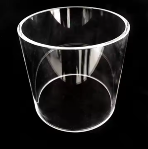 للبيع بالجملة أنبوب زجاجي شفاف منصهر من السيليكا الكوارتز أنبوب كوارتز للمعالجة الحرارية أنبوب فرن كوارتز مخصص - Product Image 2