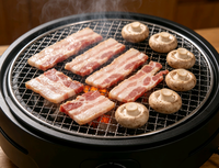 Grille de barbecue personnalisée OEM/ODM avec poignée pour la cuisson du poisson, de la viande et des légumes – Livraison rapide, offre spéciale