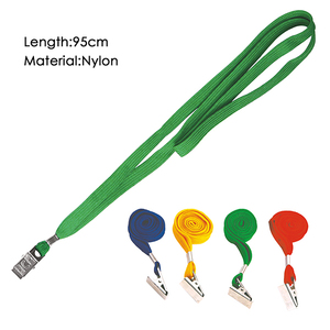 Foska Phổ Biến Giá Rẻ Thẻ Tên Phụ Kiện Phổ 4 Màu Sắc Nylon Tùy Chỉnh Dây Đeo Vòng Cổ Dây Buộc Với Kim Loại Clip - Product Image 2