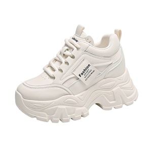 Zapatos Deportivos Casuales Transpirables de Plataforma Gruesa de Cuero Sintético Versátil Explosions para <span class=keywords><strong>Mujer</strong></span>, Novedad de Otoño 2025 - Product Image 6