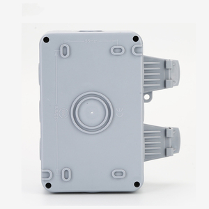 Không Thấm Nước Ngoài Trời 13A <span class=keywords><strong>2</strong></span> <span class=keywords><strong>Gang</strong></span> Chuyển Đổi Ổ Cắm Neon Đôi IP66 Sử Dụng Bên Ngoài - Product Image 5