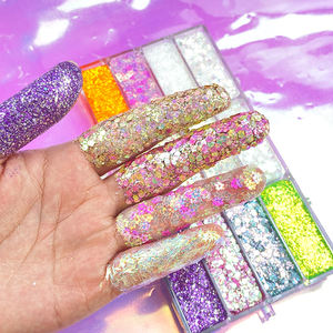 Gel Brillante Personalizado MLM con Logotipo Biodegradable Ecológico para Brillo Facial, Pegamento Brillante, Paleta de Sombras de Ojos Brillantes - Product Image 5