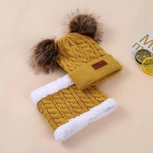 Recién llegado, precio barato, conjunto <span class=keywords><strong>de</strong></span> <span class=keywords><strong>gorro</strong></span> <span class=keywords><strong>y</strong></span> bufanda <span class=keywords><strong>de</strong></span> punto <span class=keywords><strong>de</strong></span> <span class=keywords><strong>ganchillo</strong></span> para niños, conjunto <span class=keywords><strong>de</strong></span> bufandas <span class=keywords><strong>de</strong></span> <span class=keywords><strong>cuello</strong></span> cálido para bebés <span class=keywords><strong>de</strong></span> Color sólido grueso <span class=keywords><strong>de</strong></span> invierno - Product Image 4