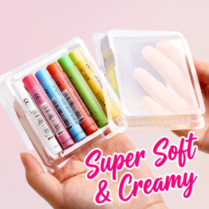 ชุดสีน้ำมันพาสเทลเนื้อนุ่มพิเศษ ชุดวาดภาพ DIY ครบชุด เม็ดสีเข้มข้น ปลอดสารพิษ สำหรับศิลปินมือใหม่ สร้างสรรค์งานศิลปะที่บ้าน - Product Image 6