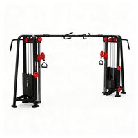 Équipement de musculation en acier réglable avec logo personnalisé, machine de fitness crossover, musculation commerciale