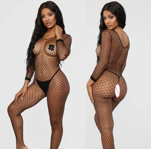 Sfyb676 Lingerie Sexy Body Résille Justaucorps Femme Vêtements de Nuit Maille Érotique Stockings Corps Ouvert entrejambe - Product Image 4