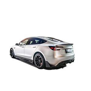 Kit carrosserie en fibre de carbone pour <span class=keywords><strong>Tesla</strong></span> Model 3 <span class=keywords><strong>Performance</strong></span> Highland, lèvre avant, diffuseur arrière, canards avant, lifting - Product Image 6