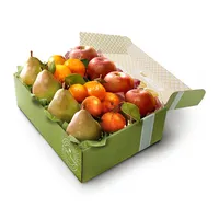 ลูกฟูกกล่องกระดาษบรรจุภัณฑ์กระดาษแข็งสำหรับส้มแอปเปิ้ลกีวีมังกรผลไม้และผักกล่องบรรจุ