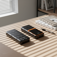 Batterie externe multi-ports grande capacité 20000mAh, batterie Li-polymère, charge rapide PD20W, quatre ports USB Type C, chargeur de batterie portable