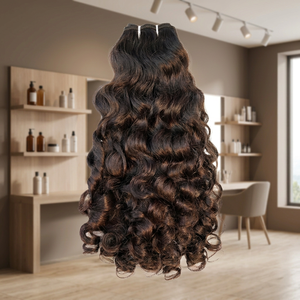 Extensions de cheveux humains bouclés naturels, aspect naturel, doux et volumineux - Product Image 3