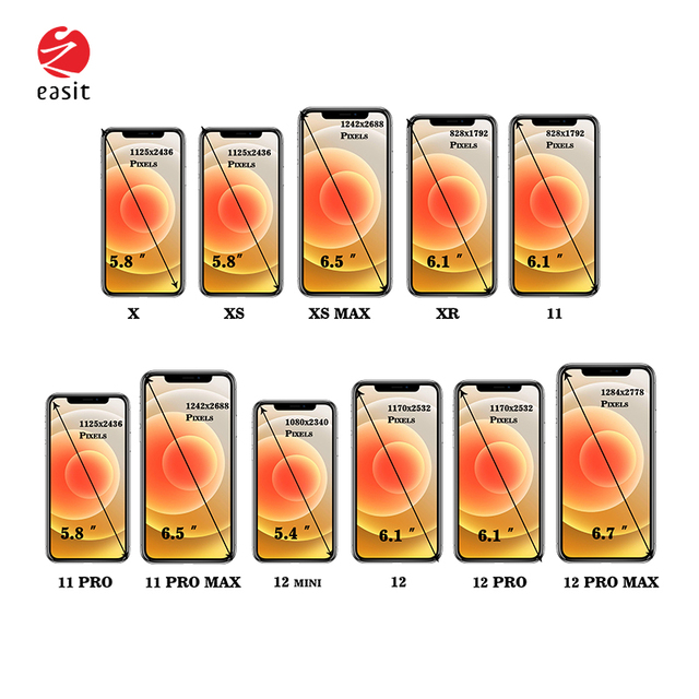 2021 China Supplier Smartphone Repair Parts Screen Lcd for iphone 6 6plus 6s 6splus 7 7plus 8 8plus X Xr Xs Xs Mas 11 12