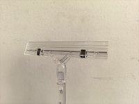 Clip de signalisation POP transparent en ABS, support de prix double face rotatif, clip d'affichage d'étiquettes pour étagères de supermarché et de vente au détail