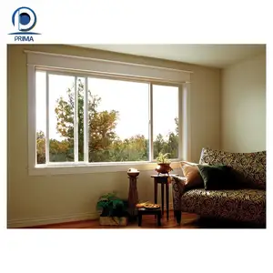 Prima UPVC sliding window Plastic sliding window 60 series unique design upvc window and door