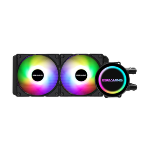 Kit refroidisseur de <span class=keywords><strong>liquide</strong></span> CPU AIO RGB 240mm ESGAMING avec logo personnalisé Radiateur de <span class=keywords><strong>refroidissement</strong></span> par eau pour <span class=keywords><strong>PC</strong></span> de jeu AMD INTEL - Product Image 1