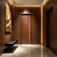 Portes en bois résistantes à l'eau pour chambre à coucher, salon, appartement et hôpital – Portes intérieures – Vente directe d'usine