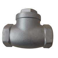 Vanne de vidange hydraulique manuelle filetée en acier inoxydable vanne anti-retour haute résistance pour eau huile gaz acide