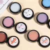 Hema Free Camo Nude Jelly Hard Builder Gel Soak Off UV LED Nail Sculpting Extension Gel Private Label Nail Salon Supply