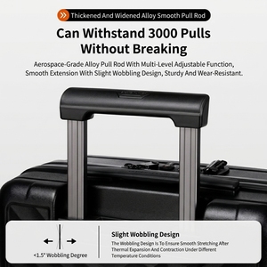 Arctic Hunter Durable 20/24 Inch Classic Travel Suitcase Large Capacity 4-Wheel Durable PC Waterproof <strong>Luggage</strong> Password - Product Image 5