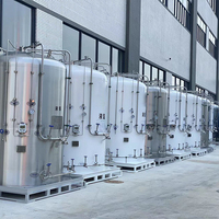 Capacité des cryochains 1m3 1.6MPa Réservoir de stockage d'hydrogène liquide cryogénique à vendre