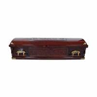 Ataúd de madera de alta calidad, suministros funerarios