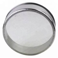 Tamis perforé de diamètre 300 12 pouces en acier inoxydable perforé 1mm 2mm 3mm 4m 5mm 10mm tamis de test à trou rond