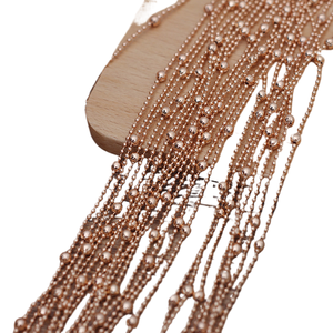 Cadena <span class=keywords><strong>de</strong></span> cuentas <span class=keywords><strong>de</strong></span> cobre 1.5/3.5 <span class=keywords><strong>para</strong></span> accesorios <span class=keywords><strong>de</strong></span> joyería DIY, venta al por mayor, 1 ramo (jiangc 12517) - Product Image 4